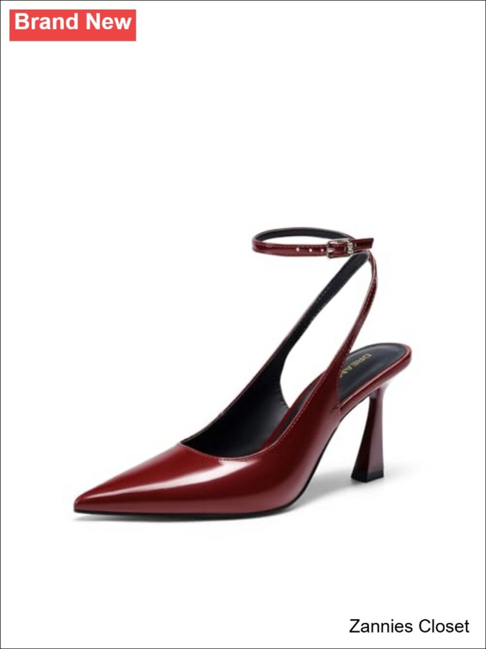✨ DREAM PAIRS Women's Closed Toe Slingback Pumps Pointed Toe High Heels